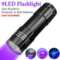 UV Flashlight LED Ultraviolet Torch | Zoomable Mini Inspection Light for Pet Urine and Stains