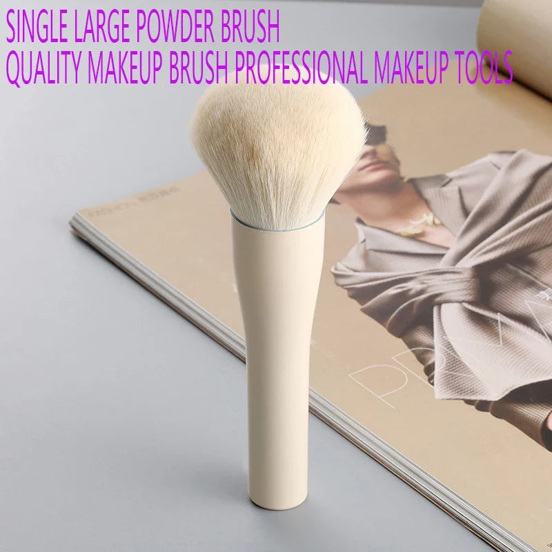 Large Fluffy Powder Brush | Professional Synthetic Bristles for All Skin Types