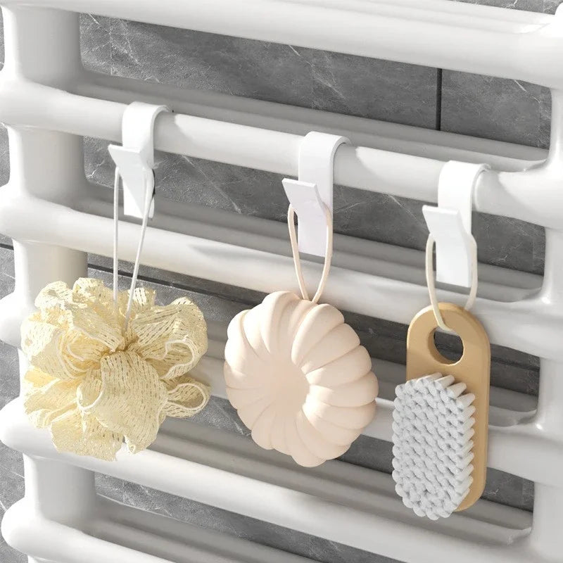 Heated Radiator Towel Holder Hooks | Space-Saving Bathroom Storage
