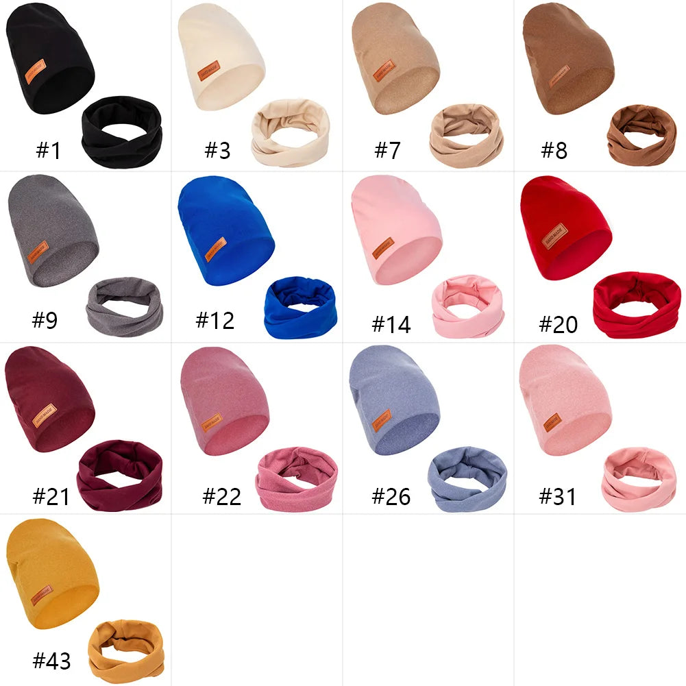 Soft Baby Turban Hat and Scarf Set | Faux Cashmere Winter Headwear for Newborns and Kids