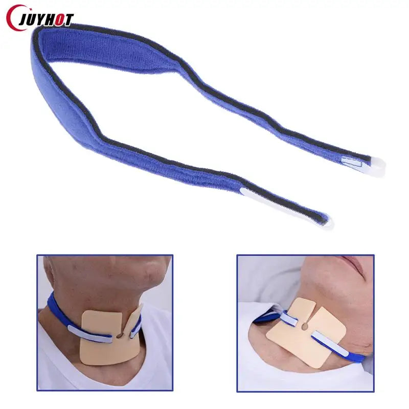 Ultra-Soft Tracheostomy Tube Holder | Adjustable Neck Support Strap