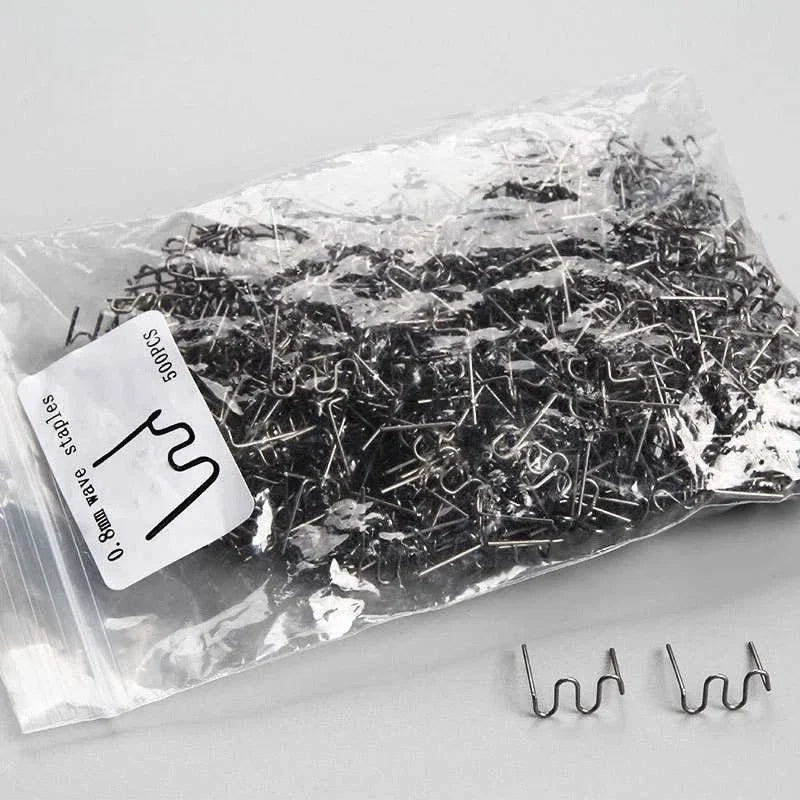 300Pcs Plastic Welder Hot Stapler Standard Pre-cut Corrugated Staples | Bumper Body Repair Welding Tools
