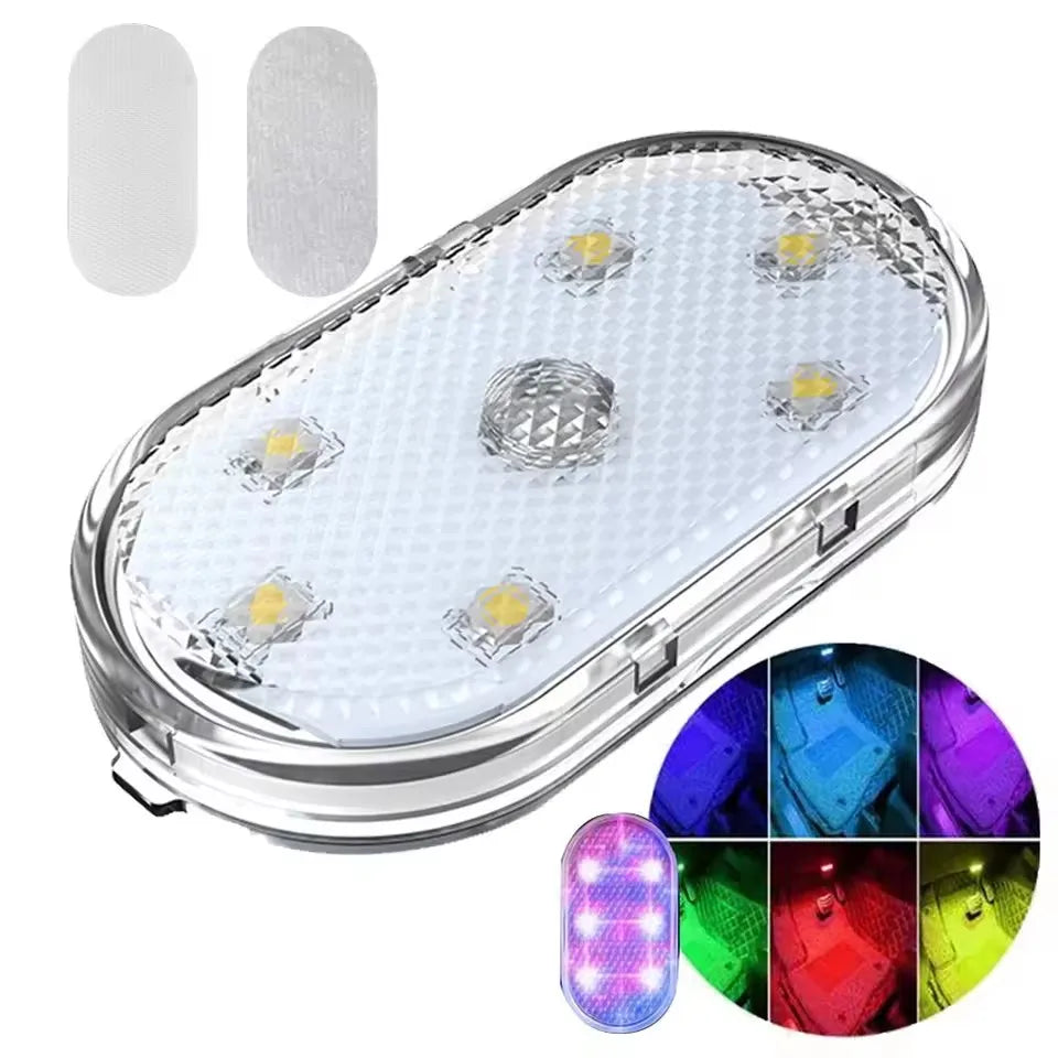 USB Charging LED Touch Light | Mini Wireless Car Interior Reading Lamp