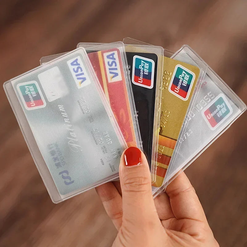 Transparent PVC Card Holder | Waterproof ID Badge Cover