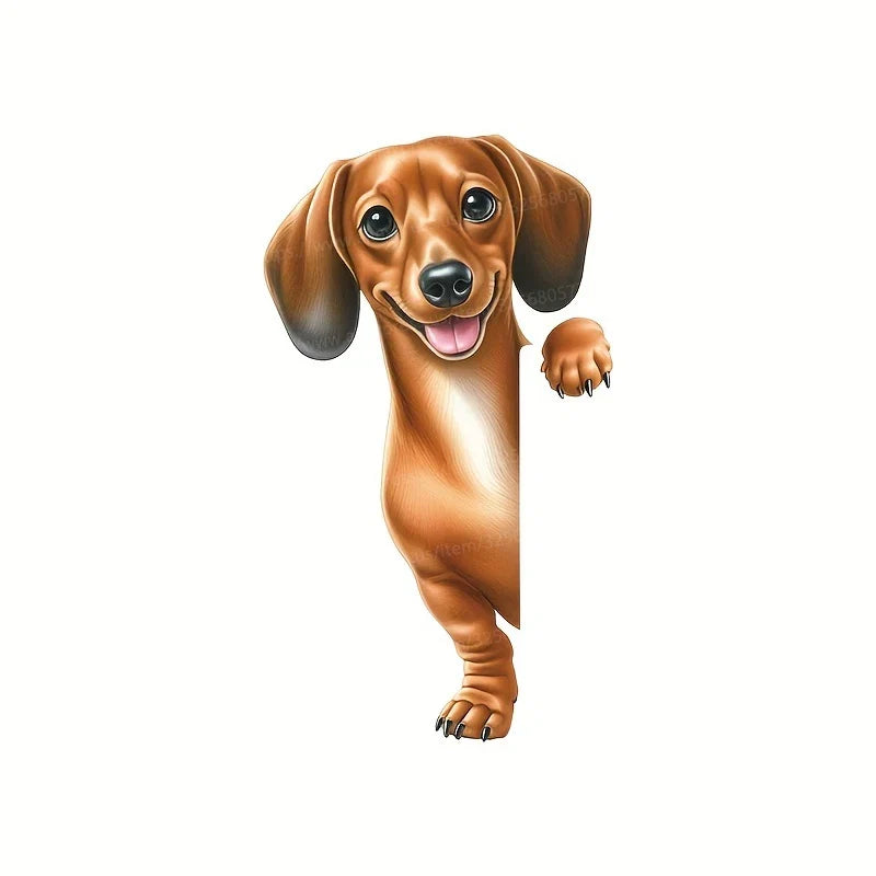 Cute Puppy Stickers for Room Decor | Removable Wall Decals