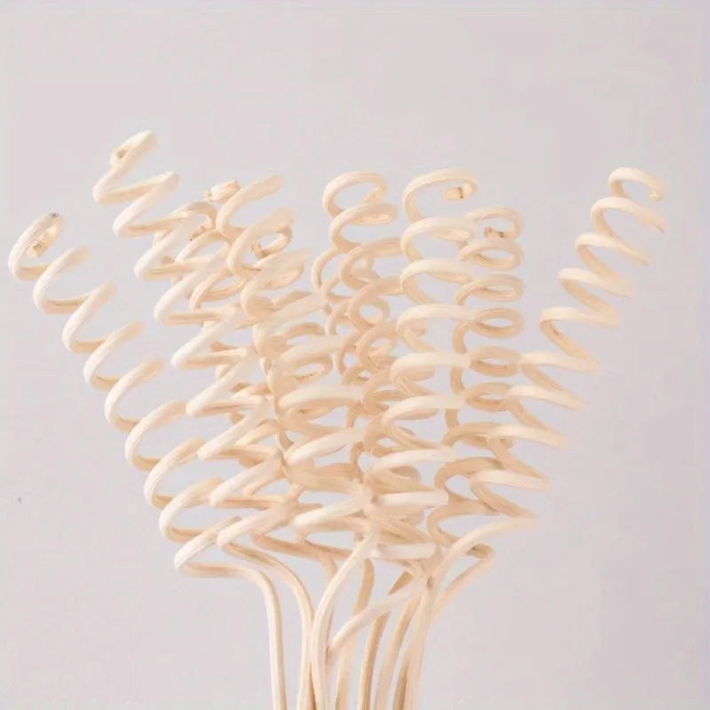 10Pcs Plant Curved Rattan Sticks | Reed Diffuser Replacement Sticks for Home Fragrance