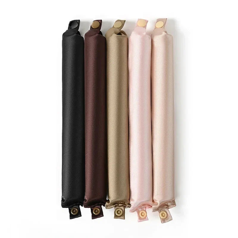 Satin Heatless Hair Curlers | Overnight Flexi Rods for Soft, No-Heat Curls