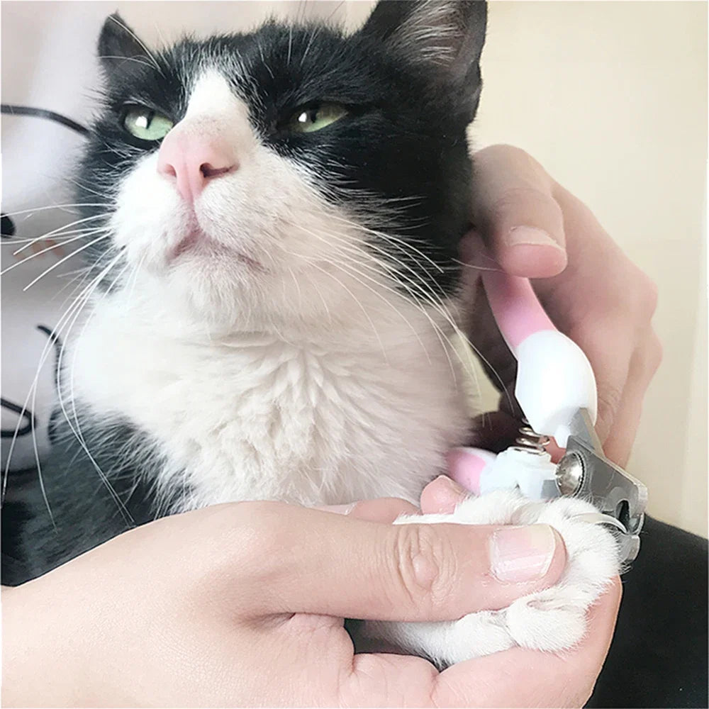 Professional Pet Nail Clippers for Dogs and Cats | Stainless Steel Two-Color Design
