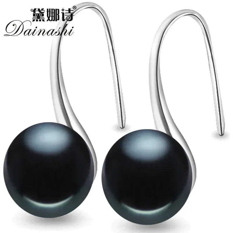 Dainashi Freshwater Pearl Earrings | 925 Sterling Silver Drop Earrings for Women