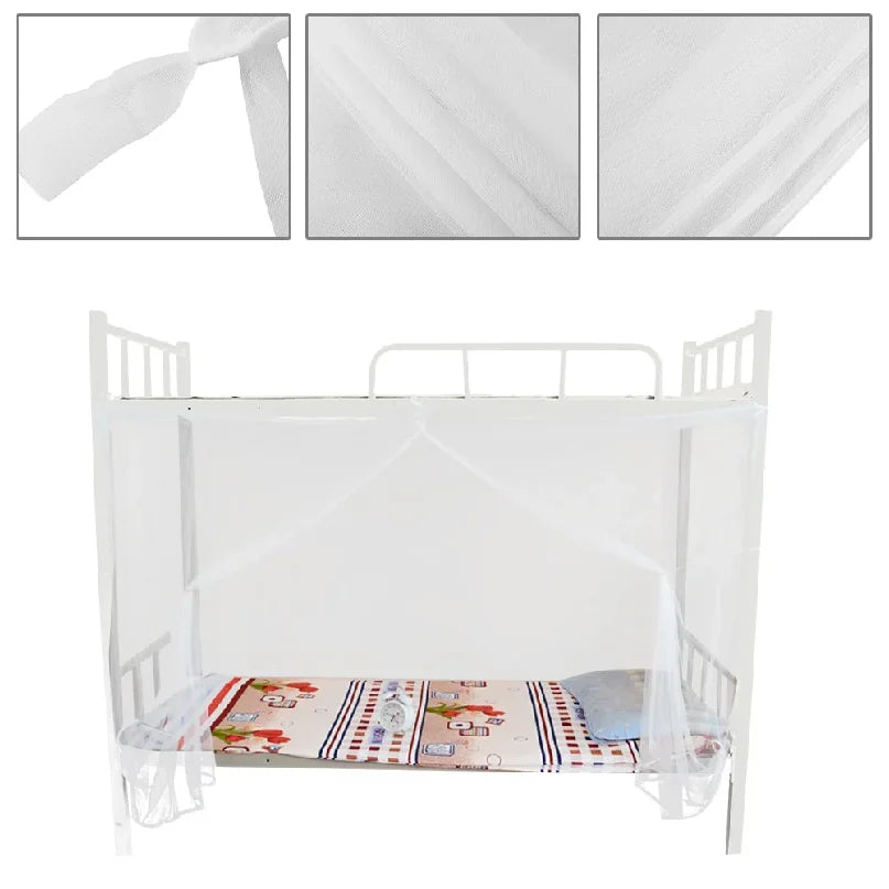 Queen Size Mosquito Net for Bed | 4 Corner Post Canopy Netting