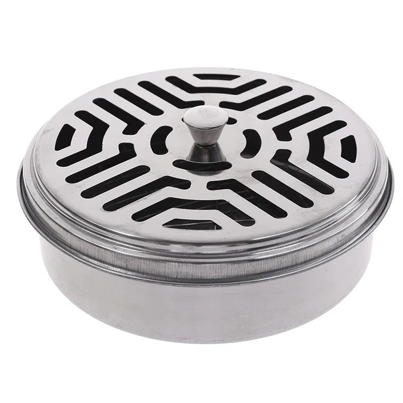 Mosquito Coil Holder with Mesh Stand | Camping Garden Incense Burner
