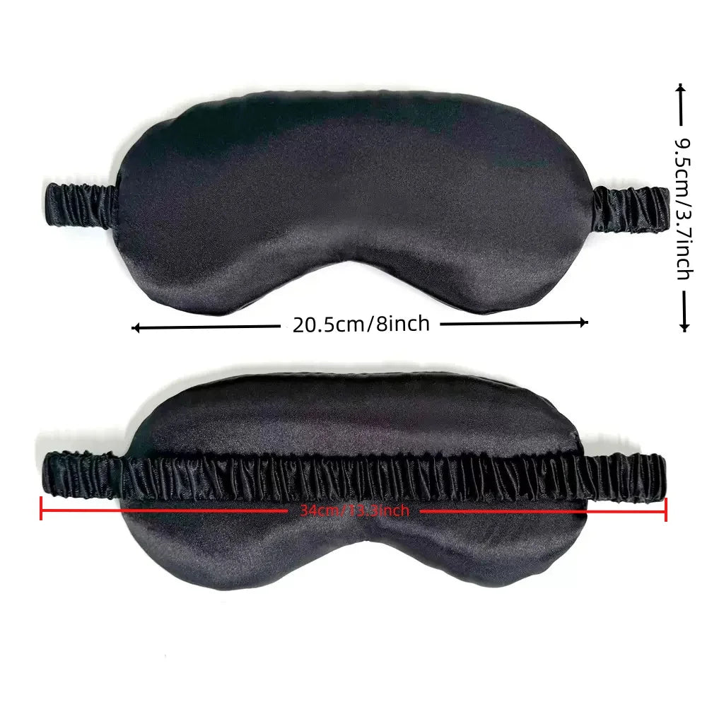 Silky Sleep Mask | 100% Blackout Eye Mask for Travel, Nap & Night Sleep