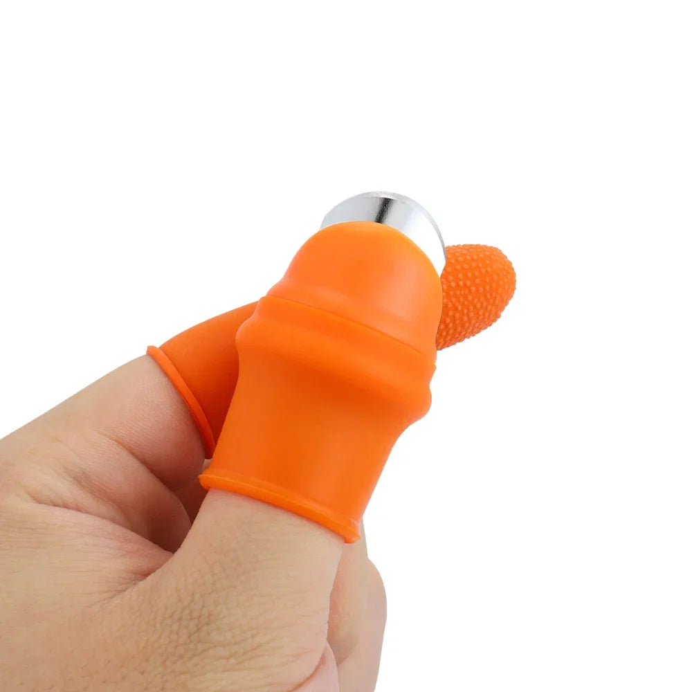 Silicone Finger Protector with Thumb Knife | Kitchen Safety Gadget Set