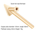 Plastic Repair Triangular Copper Smoothing Head | 80W Plastic Welding Soldering Iron Tip