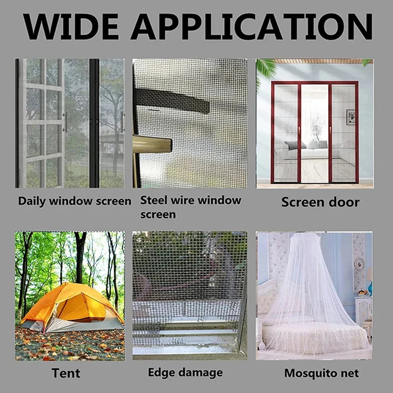 Window Mosquito Net Repair Tape | Self-Adhesive Screen Patch for Broken Holes