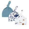3Pcs Newborn Cotton Baby Beanie Hat Set | Cute Cartoon Infant Caps for 0-6 Months