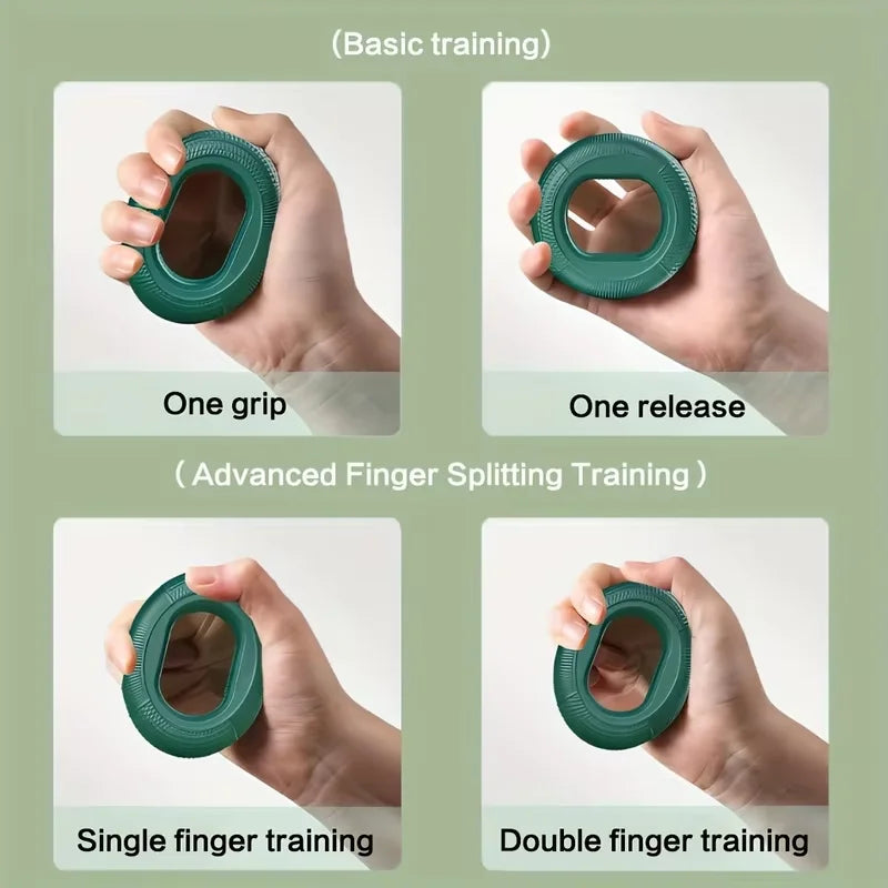 Silicone Finger Gripper Ring | Hand Muscle Strengthener for Wrist and Finger Training