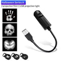 5V USB Projection Lamp with Interchangeable Theme Strips | Indoor Ceiling Decor
