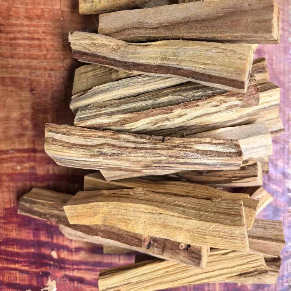 Natural Sandalwood Incense Sticks | Hand-Split Wood Strips for Meditation and Stress Relief