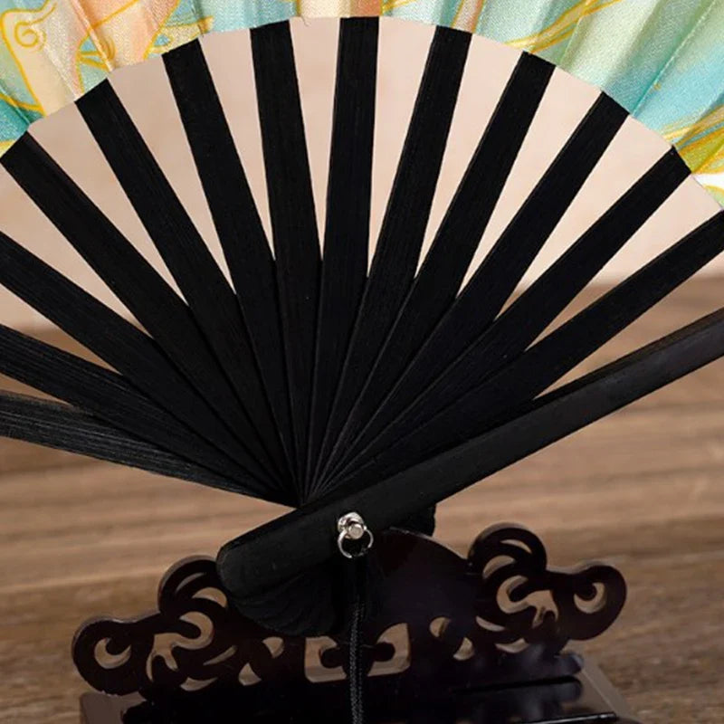 Genshin Impact Ayaka Cosplay Fan | Folding Hand Fan Prop for Cosplay