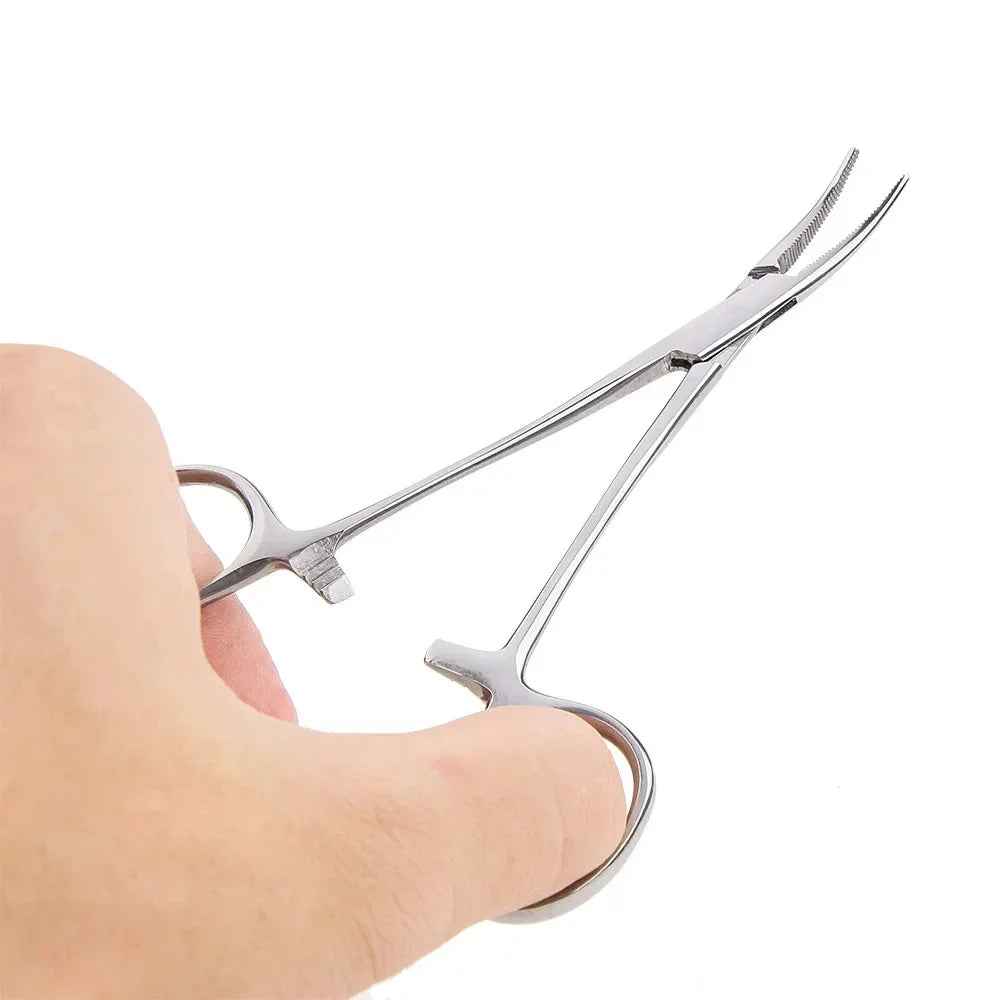 Stainless Steel Hemostatic Forceps | Locking Clamp Tool for Surgery and Crafts