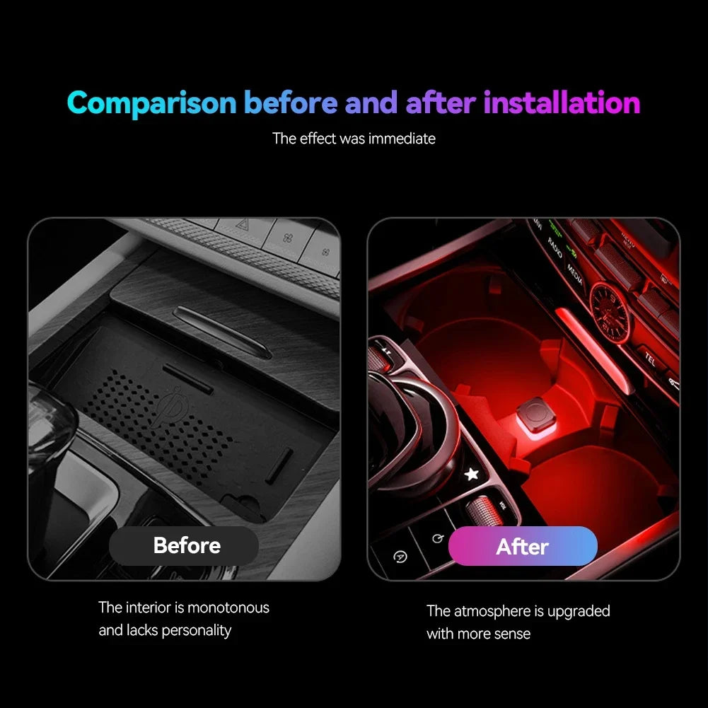 Mini Car USB LED Light | Portable Plug Play Ambient Mood Lamp