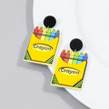 Acrylic School Drop Earrings | Teacher's Day Jewelry Gift Set