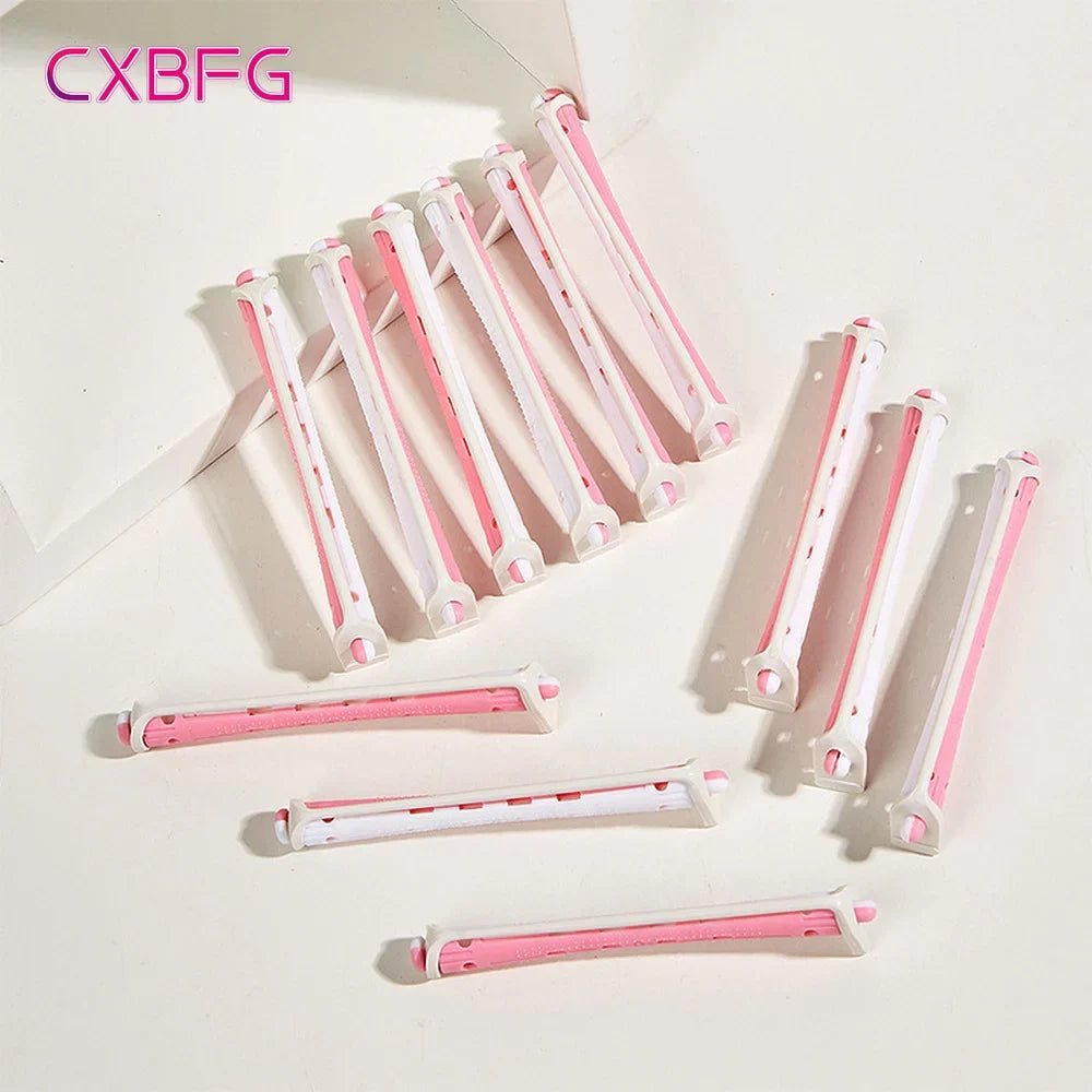 12pcs Heatless Hair Curler Set | No Heat Soft Flexi Rods for Natural Curls