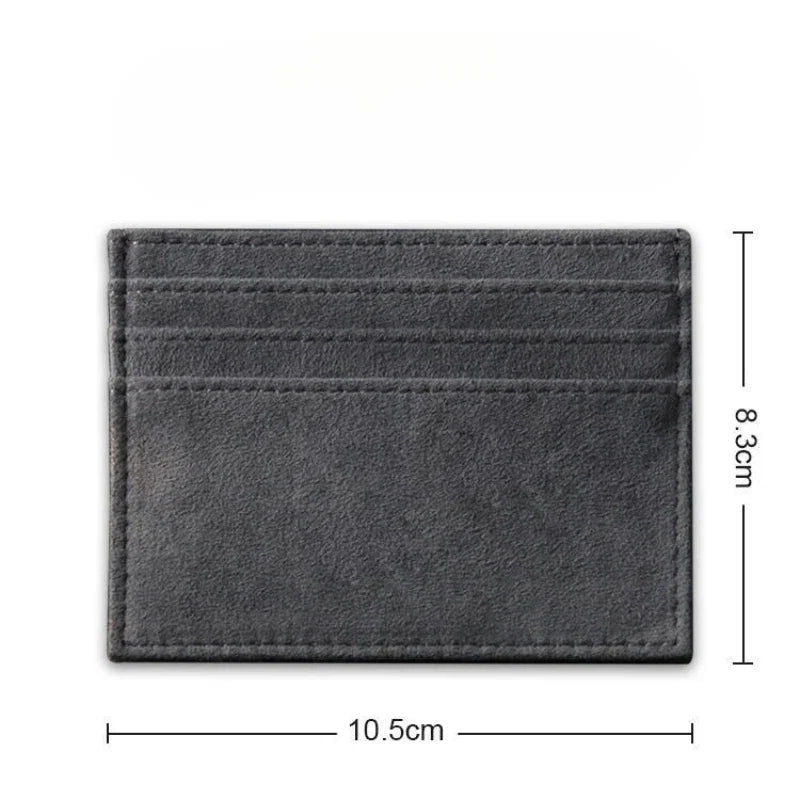 Slim Leather Card Holder | Multi Slot ID Wallet for Men