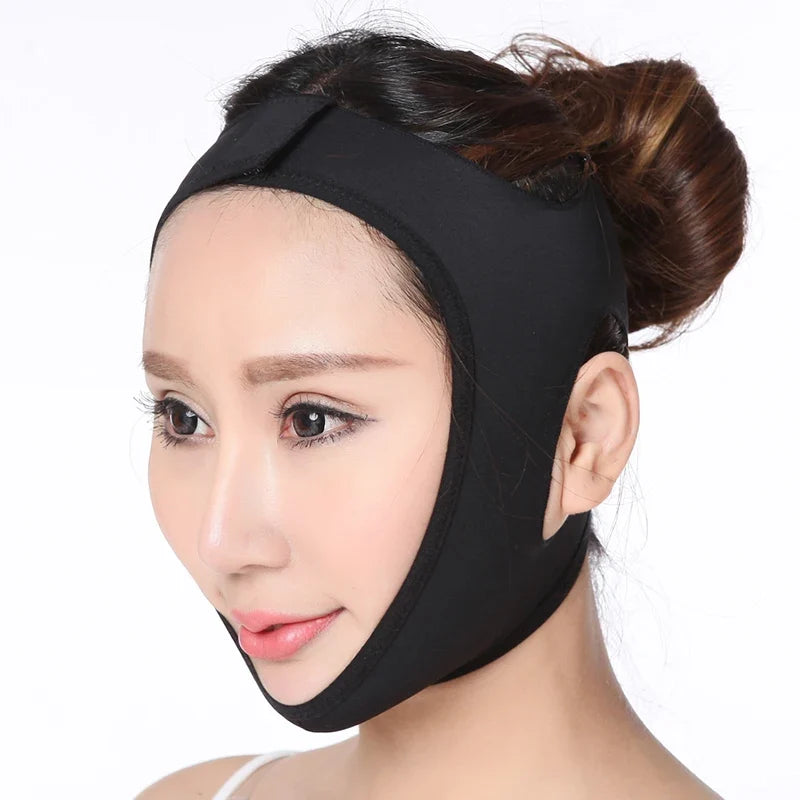 Elastic Face Slimming Bandage | V Line Face Shaper for Chin and Cheek Lift