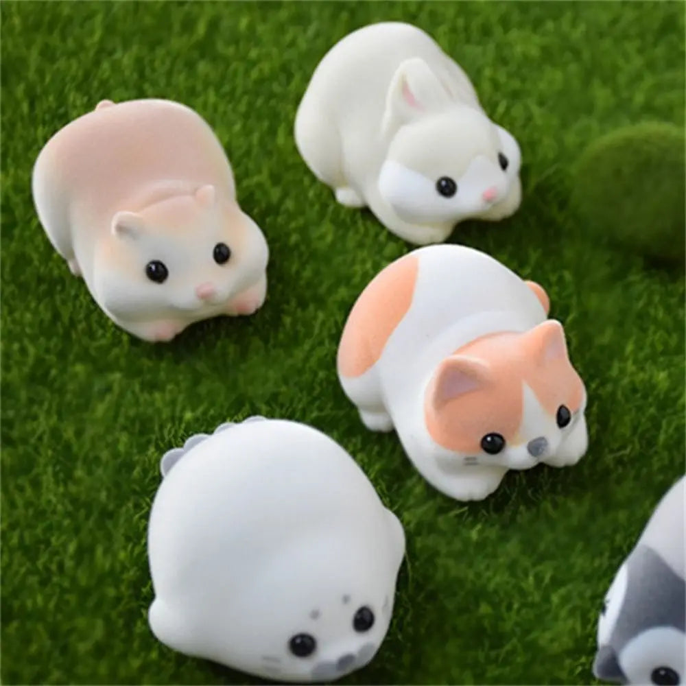 Chubby Hamster Penguin Squeeze Toy | Cute Flocked Stress Relief Animals