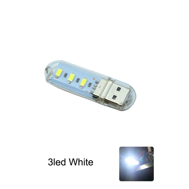 Mini USB LED Book Light | Ultra Bright Reading Lamp for Power Bank, PC, Laptop, Notebook