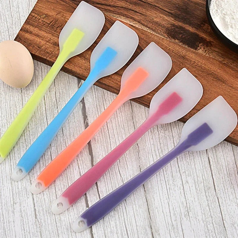 Translucent Silicone Spatula Set | Heat Resistant Kitchen Baking Scraper