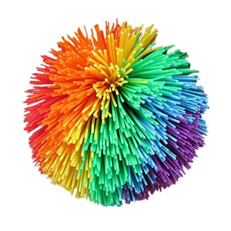 Rainbow Stringy Balls Sensory Fidget Toy | Party Favors & Outdoor Fun for Kids