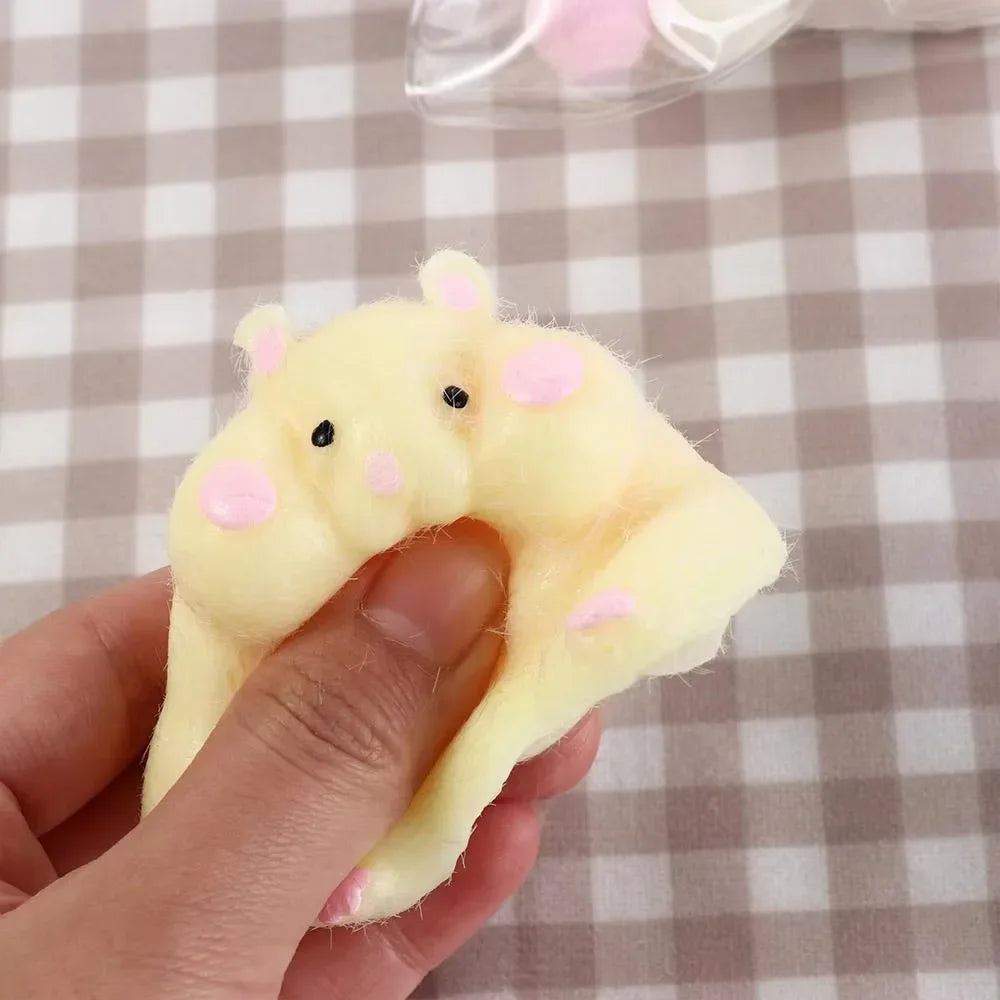 Cute Hamster Squeeze Toy | Fidget Sensory Stress Relief Gift for Kids and Adults