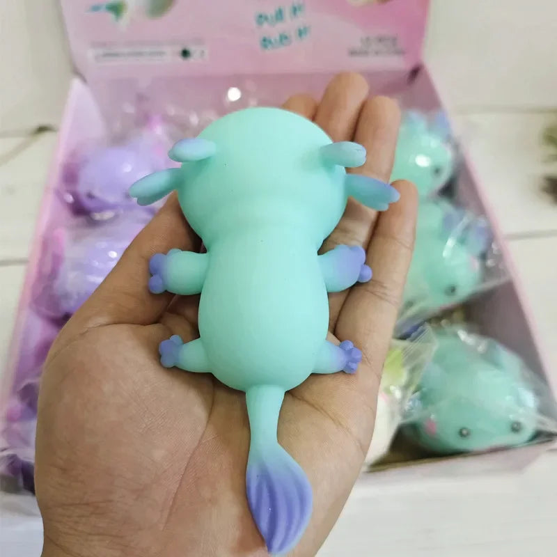 Axolotl Squeeze Ball | Cute Stress Relief Squishy Toy
