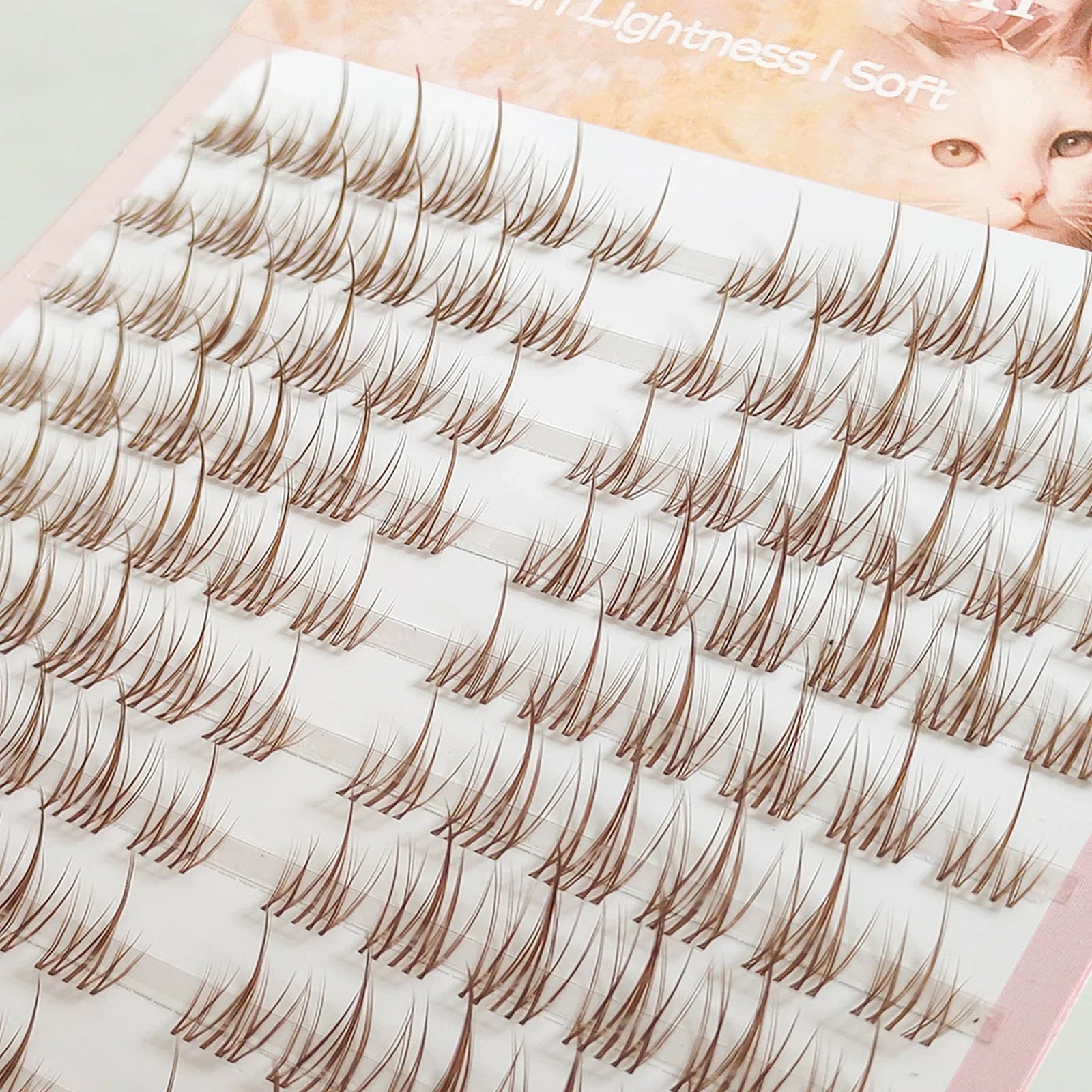 Caramel Colored Sunflower Eyelashes Trilogy | DIY Fake Eyelash for Beginners