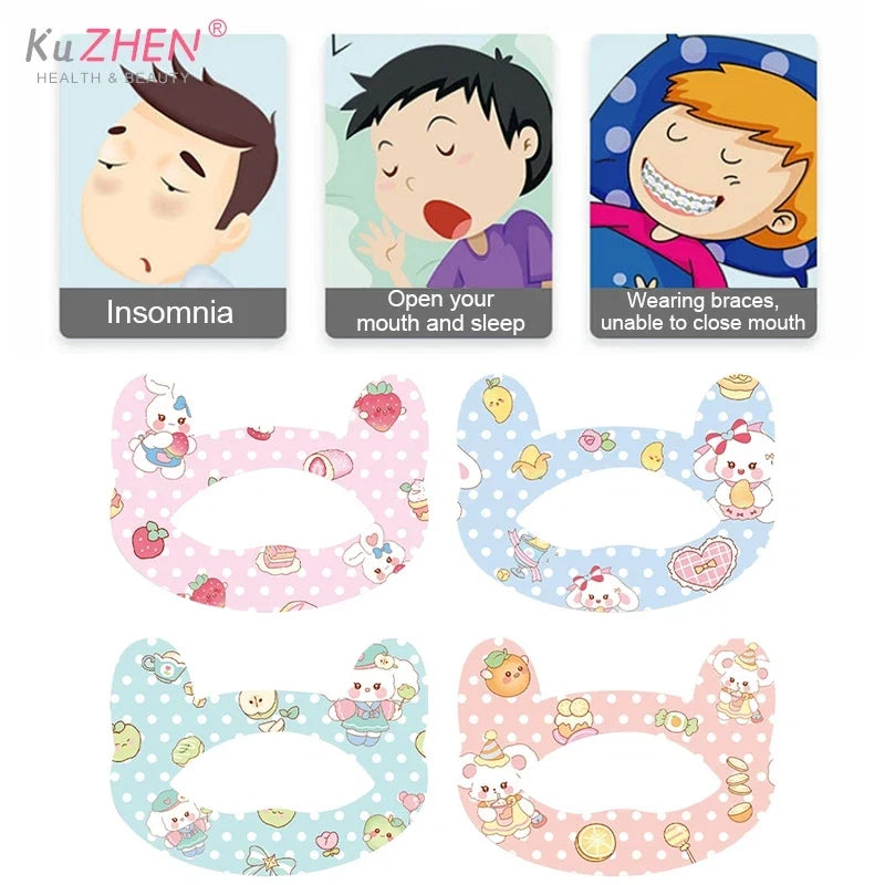 30 Anti-Snoring Stickers for Better Sleep | Mouth Breathing Correction Patches