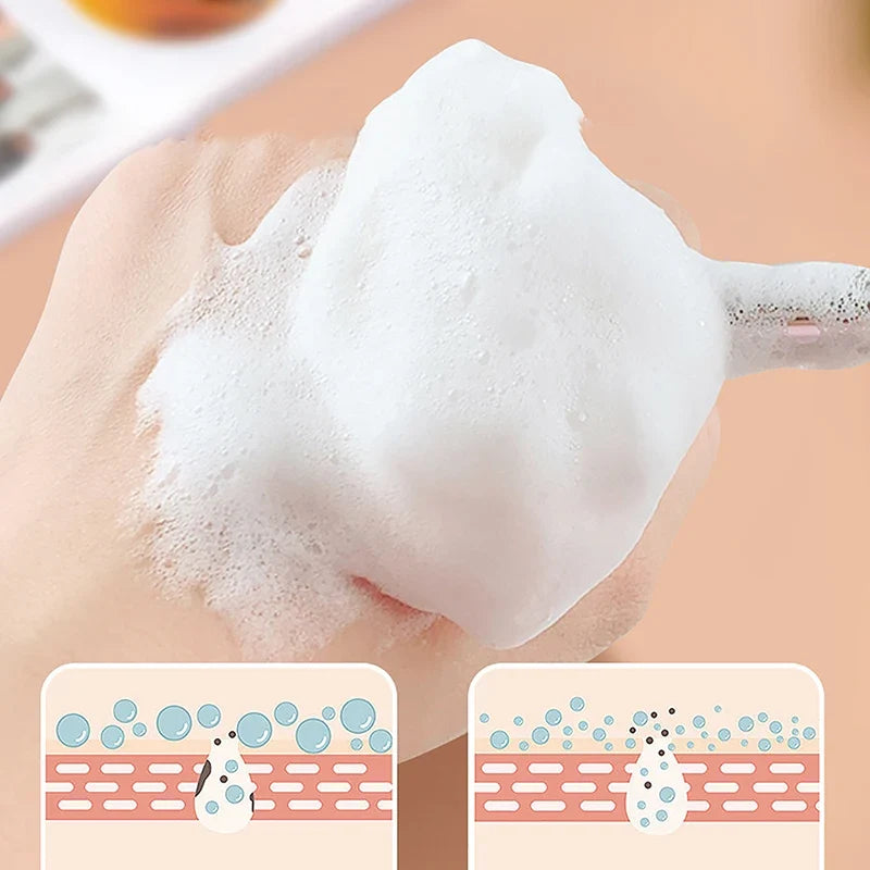Soft Facial Cleanser Brush | Portable Skin Care Tool for Deep Cleansing