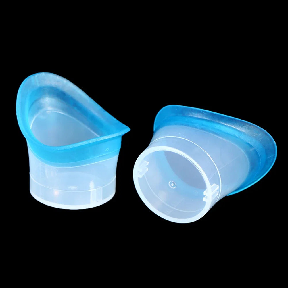 2pcs Silicone Eyewash Cup | Soft Reusable Eye Bath Cup for All Ages