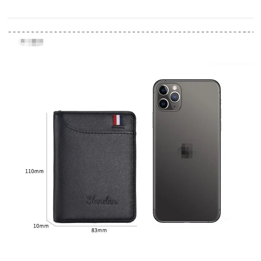 Ultra Thin Men's Wallet | Vertical Small Card Holder