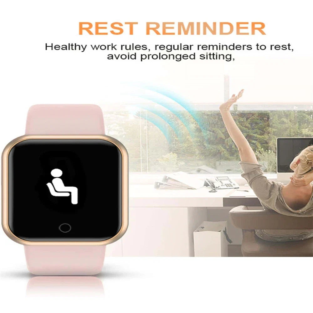 Y68 Smart Watch | Fitness Tracker with Heart Rate Monitor for Android iOS
