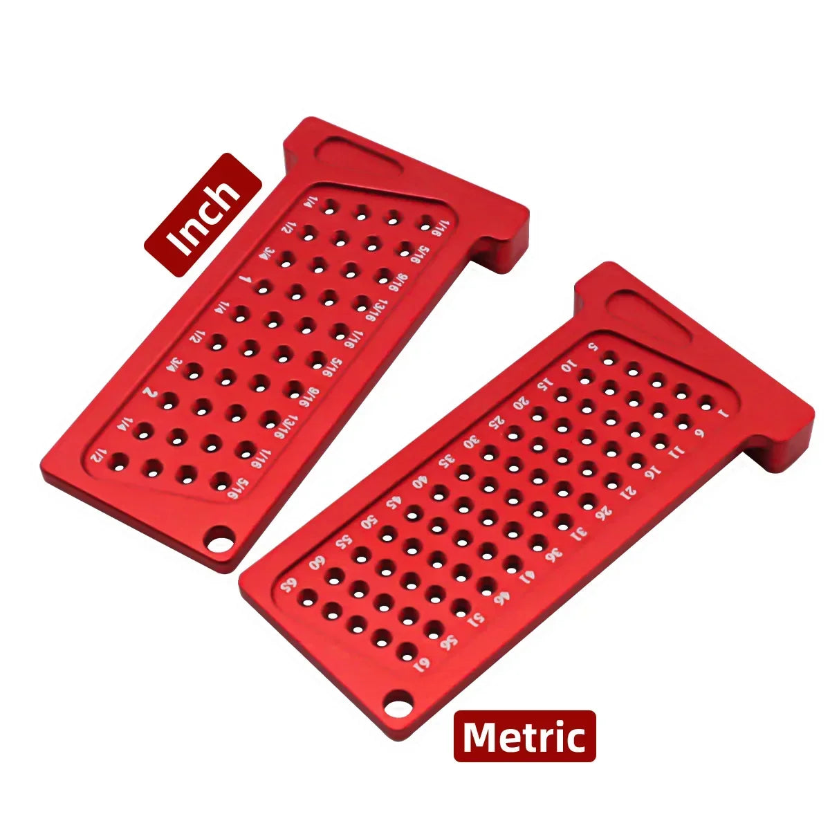 Woodworking Scribe Metric/Inch Precision T-Ruler | Aluminum Pocket Marking Gauge for Carpentry