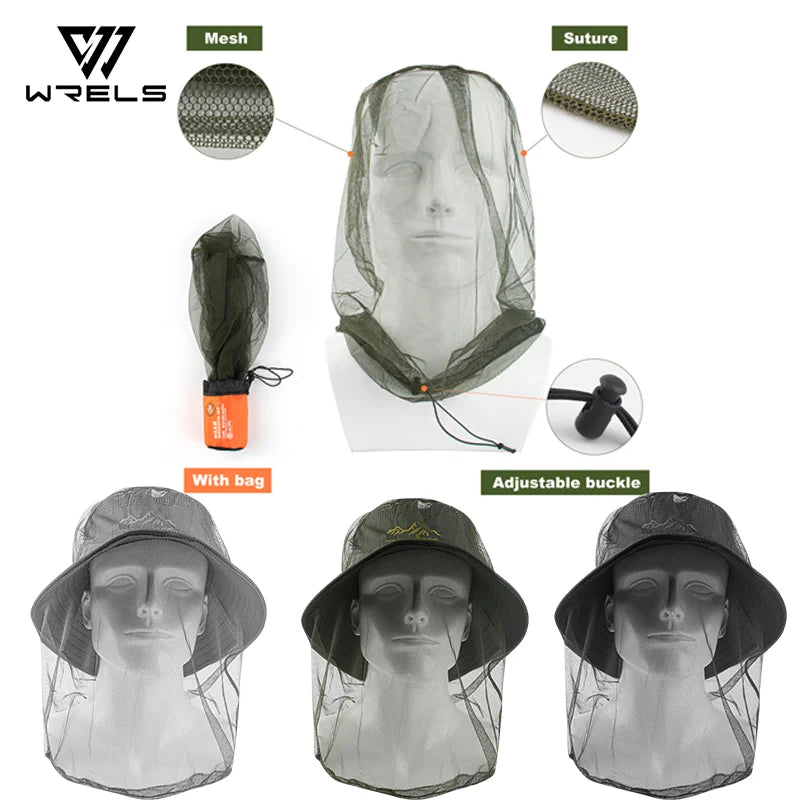 Ultra Large Mosquito Head Net | Premium Insect Face Protector for Outdoor Camping