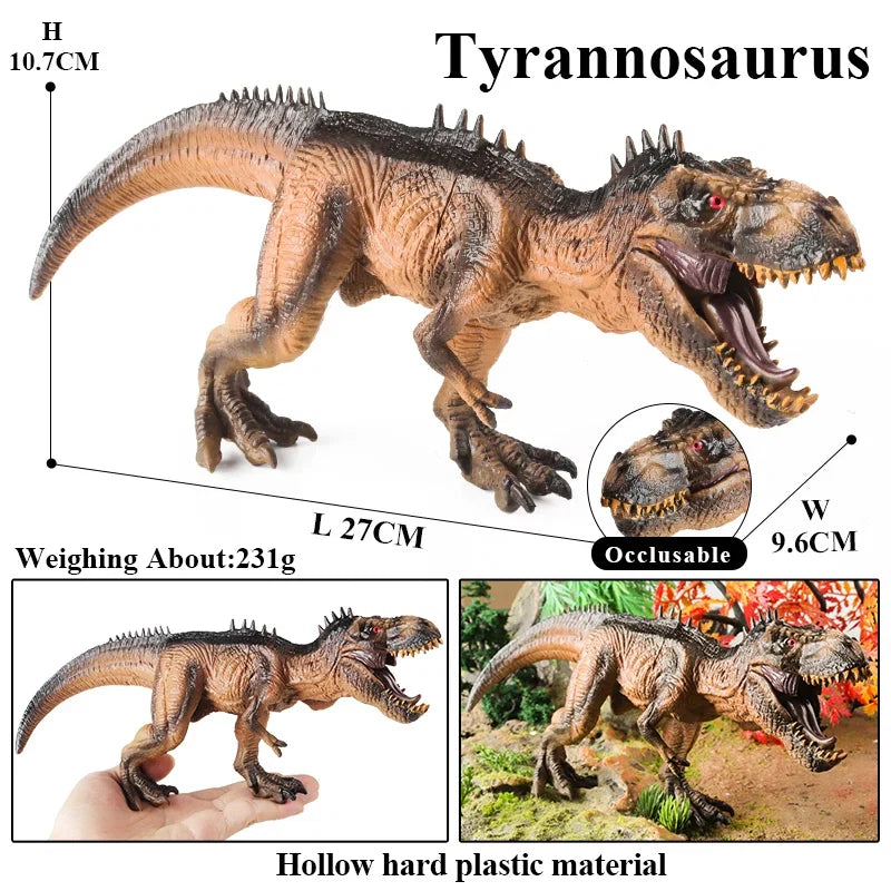 Oenux Jurassic Dinosaurs Action Figures Set | 5 Realistic PVC Models Collection Toy