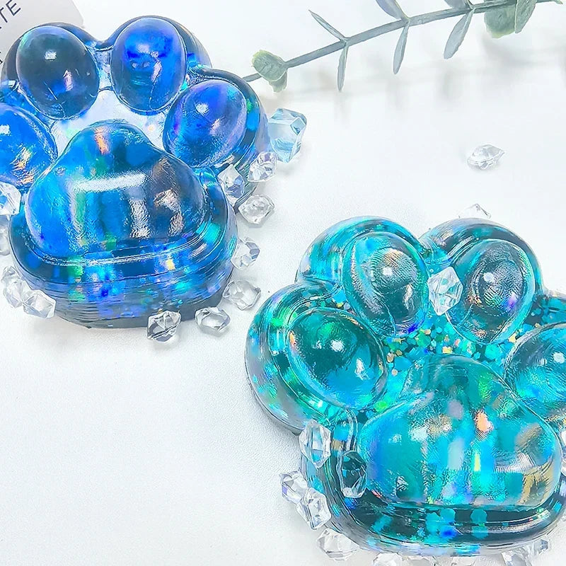 Squishy Cat Paw Stress Relief Toy | Cute Sticky Decompressing Pinching Gift