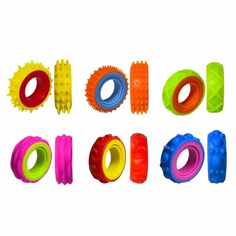Rotating Fidget Ring | Sensory Stress Relief Toy for Adults and Kids