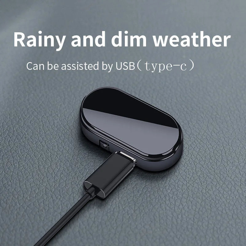 Solar Powered Car Warning Flashing Light | Interior LED Decorative Light