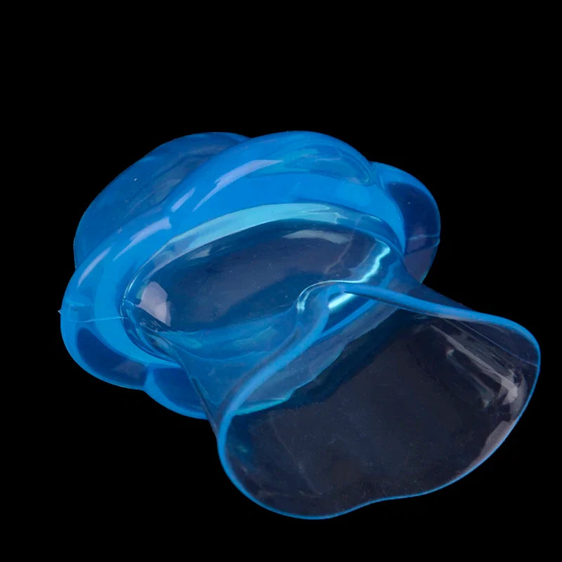 Anti Snoring Tongue Device | Silicone Sleep Apnea Aid Stop Snore Sleeve Blue