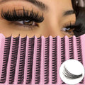 D-Curl Cluster Lashes Kit 200Pcs | DIY Natural Lash Extensions